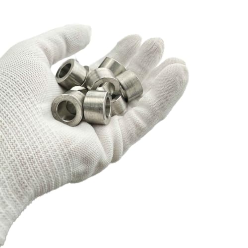 10Pcs 304 Stainless Steel Spacer, 12mm Bore x 20mm OD x 12mm Length, Round Metal Standoff Bushing for M12 Screws Bolts Rods, Corrosion Resistant 0.79 x 0.47 x 0.47 inch 10