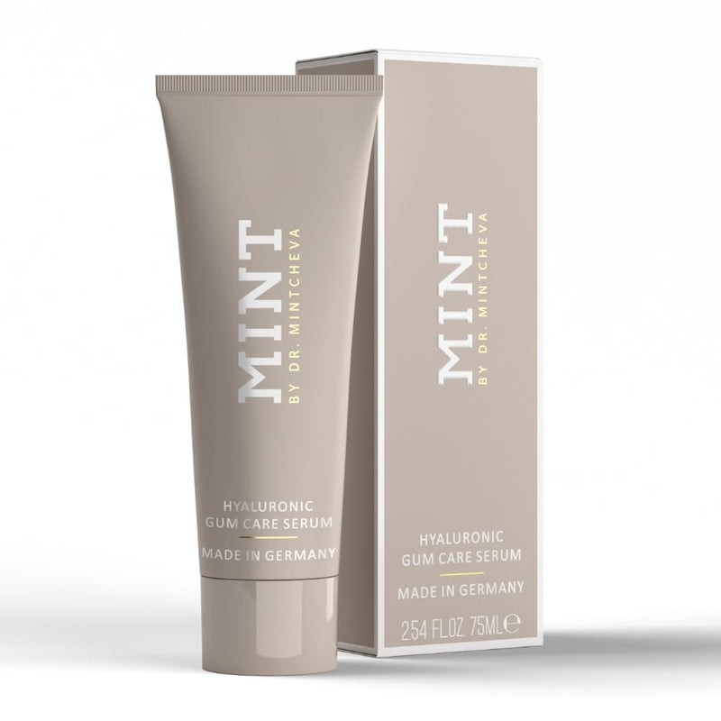 Mint Hyaluron Gum serum 75ml - Restorative Care for Stressed Gums - Against Bleeding Gums and Gum Recession - by Dr. Mintcheva