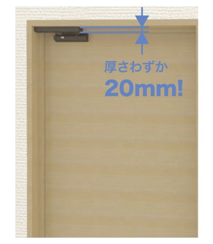 Sugatsune Industry LDD-S Type LDD-S-L DBR Lamp Mark, for Left Hanger, Dark Brown
