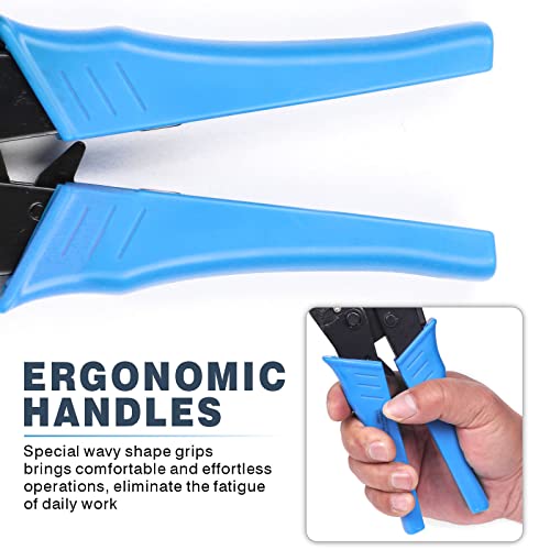 Non-Insulated Terminals Ratcheting Crimper Tool for U-Shape Copper Terminals WKS-0560B