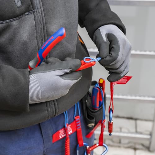 Knipex Tools 08 22 145 SBA, 6" Needle Nose Combination Pliers - Comfort Grip