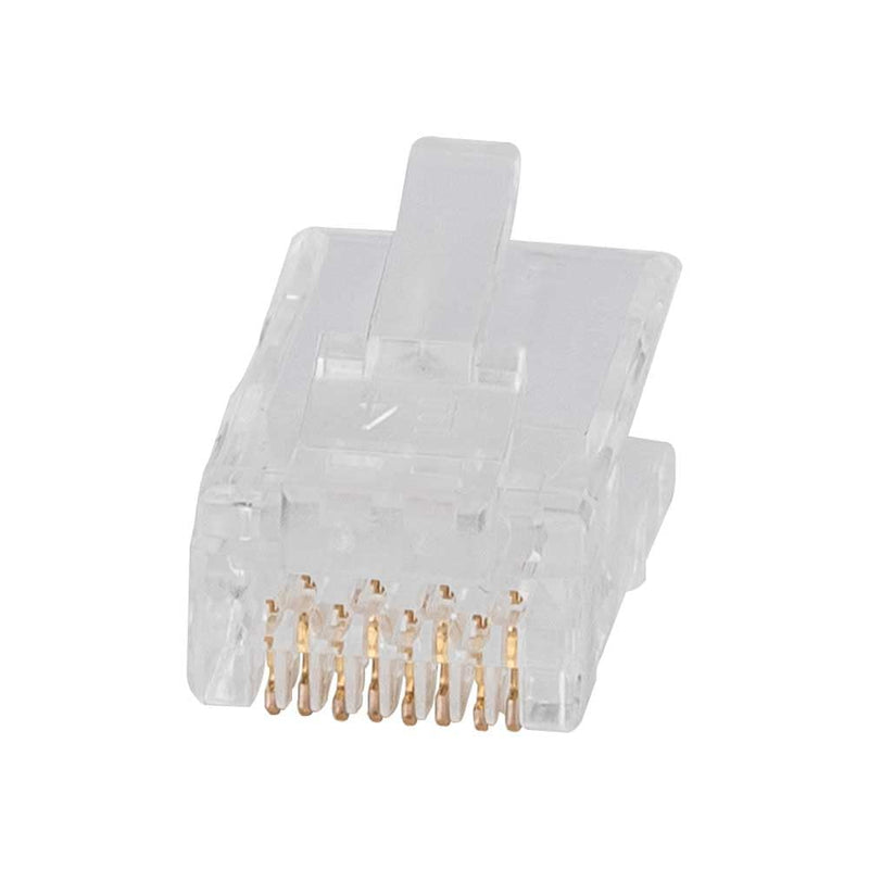 Klein Tools VDV826-704 Modular Data Plug for CAT6A and Larger Diameter CAT6 Indoor or Outdoor Ethernet Cable, 50 Pack 50-Pack