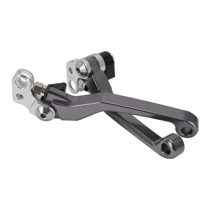 JFG RACING Brake Levers for Surron Light Bee,Foldable Adjustable Clutch Lever Handle Levers Replacement for Electric Dirt Bike Sur Ron Light Bee X/Light Bee S/X160/X260-Titanium