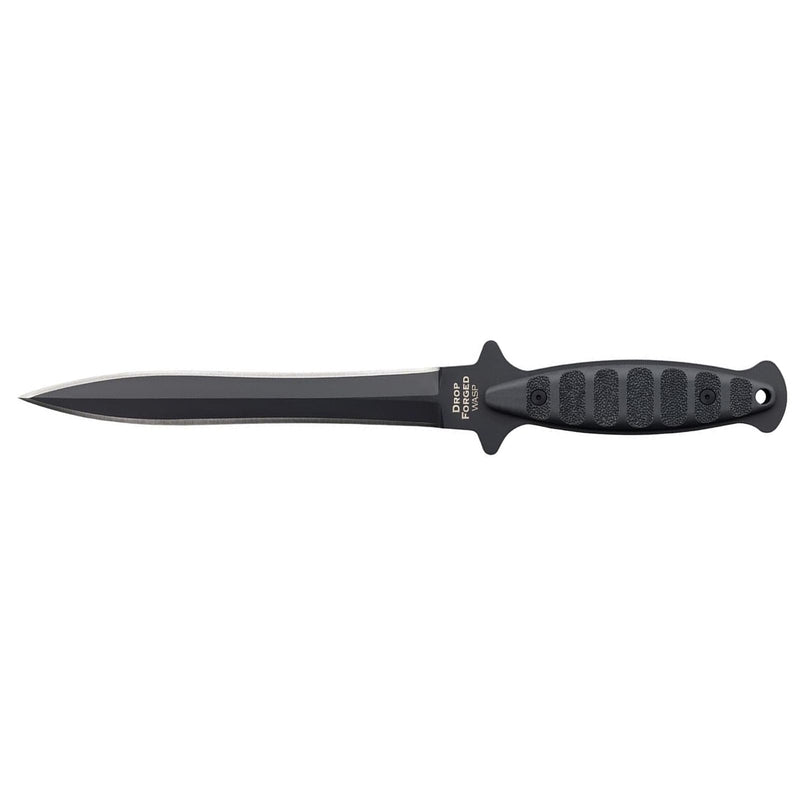 COLD STEEL Drop Forged Wasp Dagger 52100 Steel Single-Piece 6.75" Spear Point Blade 5.5" Handle Fixed Blade Knife w/Secure-Ex Sheath