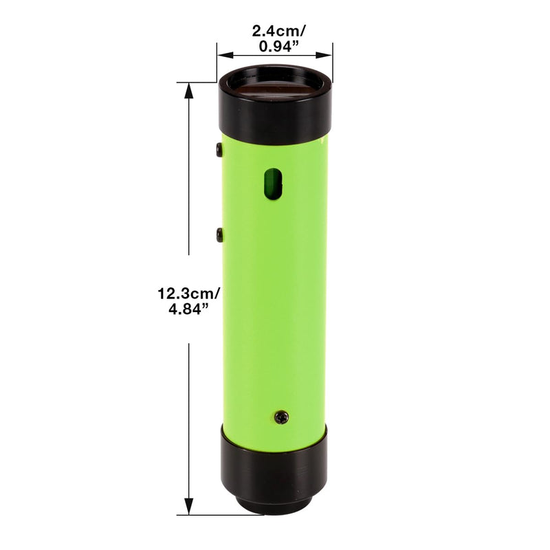 2.5X Pocket Handheld Sight Level – Lightweight and Portable Elevation Tool for Surveying（Green） Green