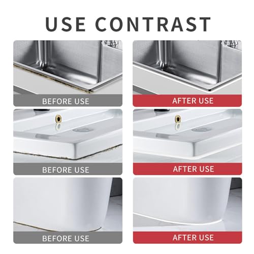 Tile Grout Repair Kit, White Grout Filler Rstore & Renew Tile Joints Line, Tile Renovation Spot Repairs Made Easy for wall Floor Tiles, countertops, Sinks, Toilets, bathtubs - White, 5.07fl.oz/150ml