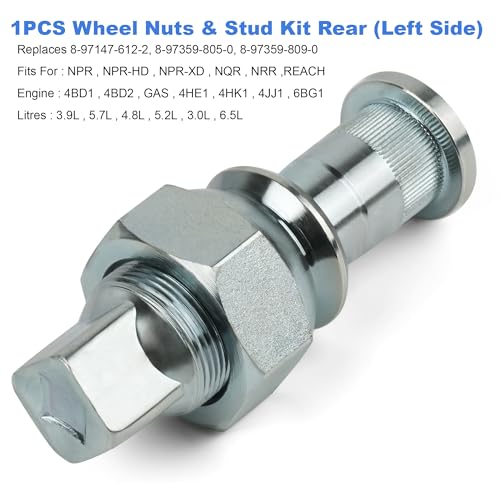 Wheel Nuts & Stud; Kit Rear Left Side (LH)