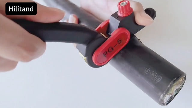 Round Cable Stripper With Adjustable Cutting Depth Manual Cable Stripping Tool for Longitudinal Slitter