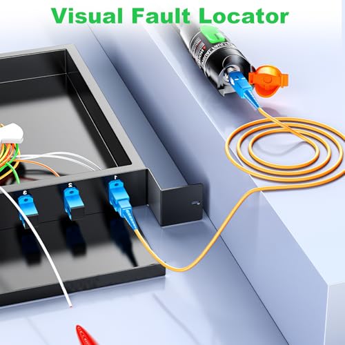 Visual Fault Locator Kit 30KM Fiber Optic Cable Tester Meter