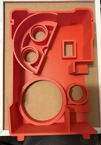 Organizer insert for Packout that fits M18 2880-20 grinder Tool Compact Organizer Tool Accessory in RED