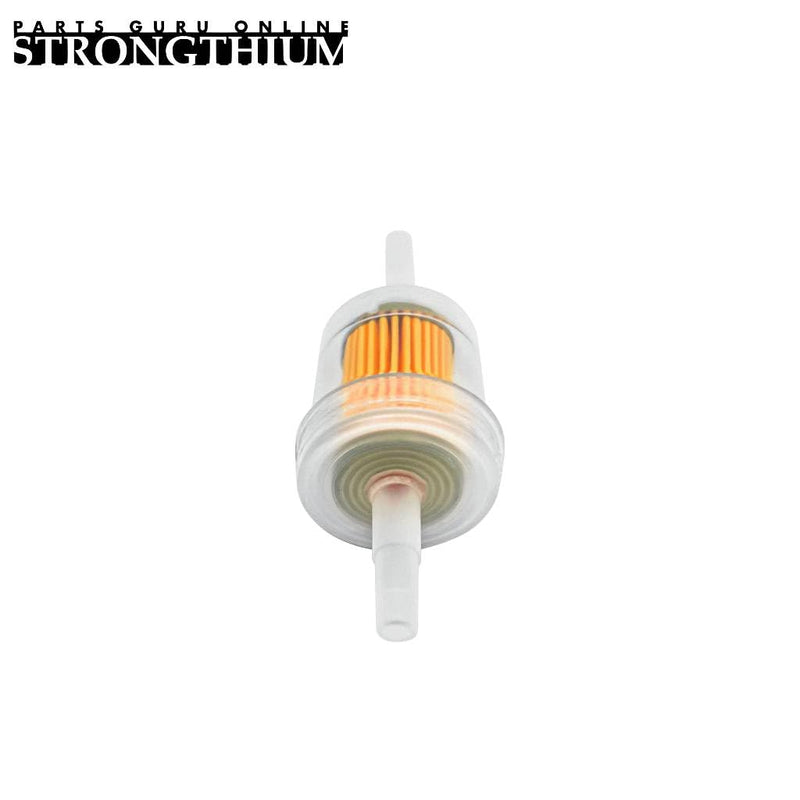 Strongthium 1/4" Fuel Filters with Magnet for Kawasaki Kohler Briggs & Stratton Lawn Mowers Small Tractors Garden Equipment Snowmobiles Tillers Go Garts and others with Fuel Clamps x20
