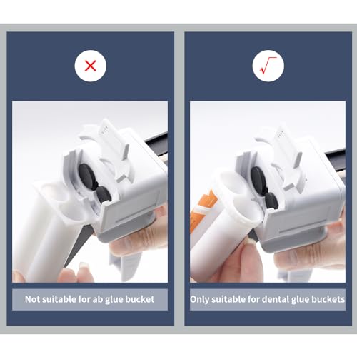 50ml Impression Material Gun 1:1/2:1 AB Impression Mixing Cartridge Dispensing Gun Epoxy Glue Dispenser composite gun