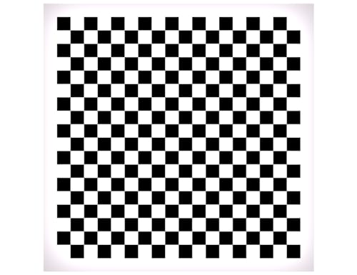 Check Board Calibrator Lens Focus Calibration Chart Checkerboard Pattern Calibrating PET Or Aluminium Oxide Chess Board 18×18 (100×100), Aluminium Oxide