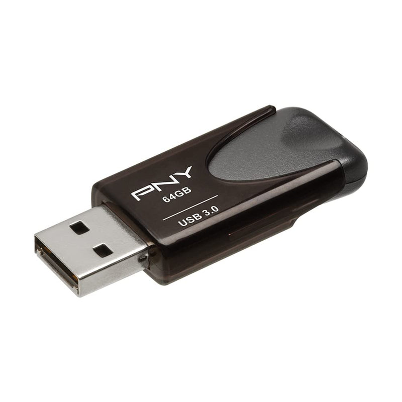 PNY 64GB Turbo Attache 4 USB 3.0 Flash Drive (Pack of 2) 1 Count (Pack of 2)