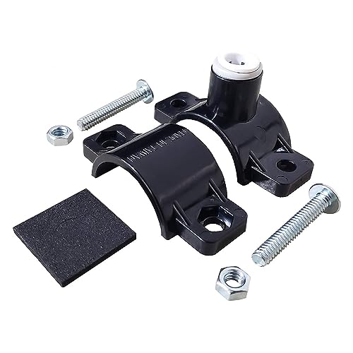 Metpure 1/4" Quick-Connect RO Drain Saddle Valve Quick Connect x 1/4"