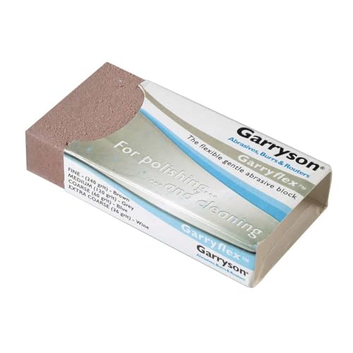 GB240 Garryflex Abrasive Block - Fine 240grit, Brown