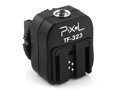 Pixel TF 323 Flash Hot Shoe to Pc Adapter Flashguns for Sony ETTL DSLR Camera and Flashguns hotshoe Adapter
