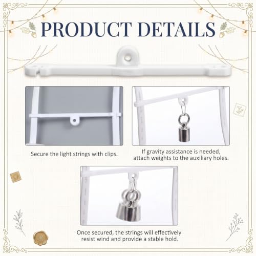 48 Pcs Spacers Compatible with Govee Curtain Lights 48