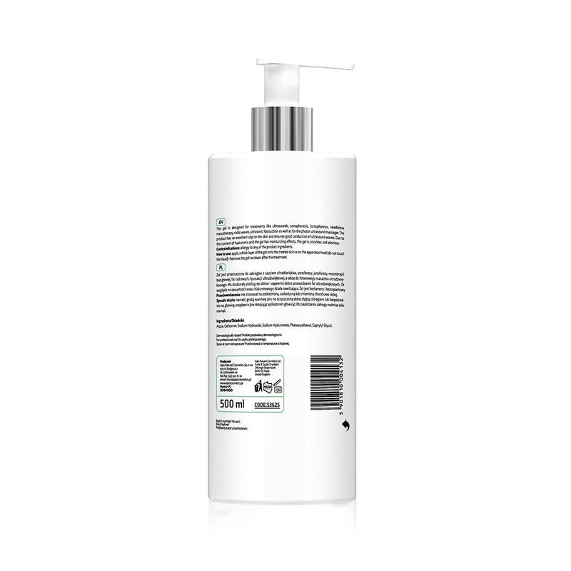 APIS Ultrasound Gel with Hyaluronic Acid, 16.9 fl oz – Hydro-dermabrasion Professional Conductive Gel for Cavitation, Microcurrent, Sonophoresis & Radiofrequency Use – Alcohol & Paraben Free