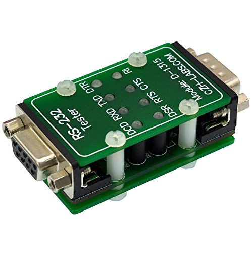 RS232 LED Link Tester Module, DB9 Male to DB9 Female.