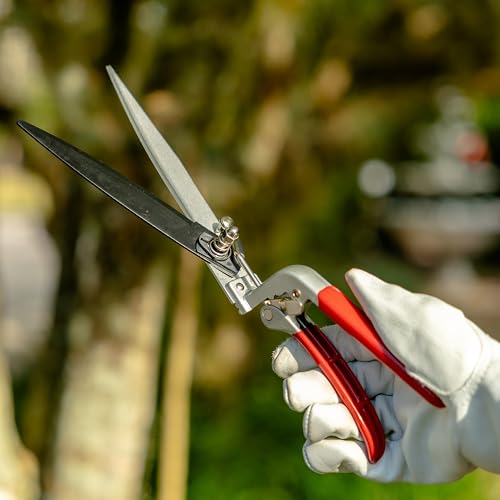 Radius Garden 13.5" Grass Shears, Heavy-Duty Lawn Scissors