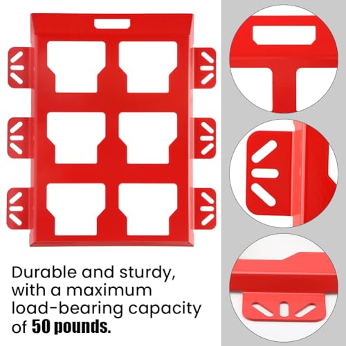Half‑Width Mounting Plate Compatible with Milwaukee Packout Red