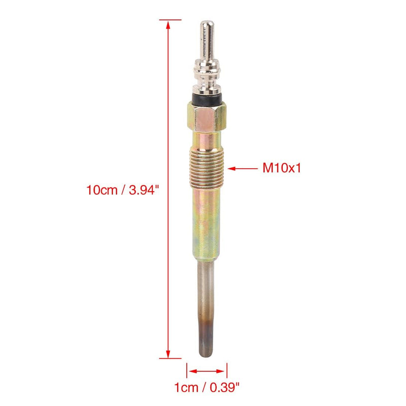 4PCS Diesel Glow Plug Set – Compatible with Audi A3 2003–2010, VW Golf MK5, Caddy, Touran, Transporter – 12V M10x1 Engine Heater – OE 0250402005 N10591602
