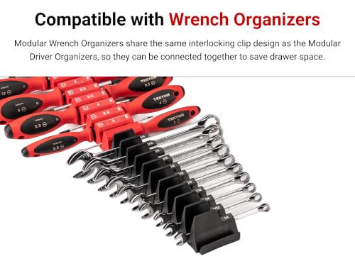 TEKTON 40-Tool Modular Driver Organizer Set | ODM91240 Red