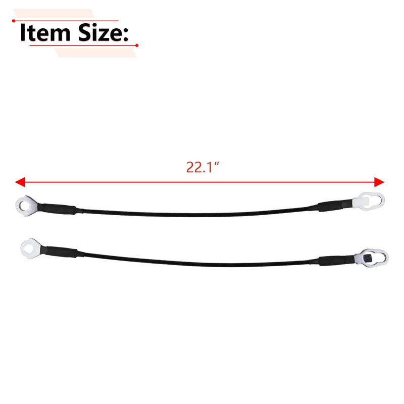 RLB-HILON Tailgate Cable Compatible with Ford F150 F250 F350 1983 to 1997 Year, for Lift Gate Support Straps Pickup 83 to 97 Year