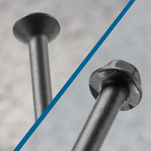 Tapcon 1/4 x 1-1/4" Hex Head Climaseal™ Concrete Screws, Black, 75 PCS 1/4" x 1-1/4" Black-Hex Head