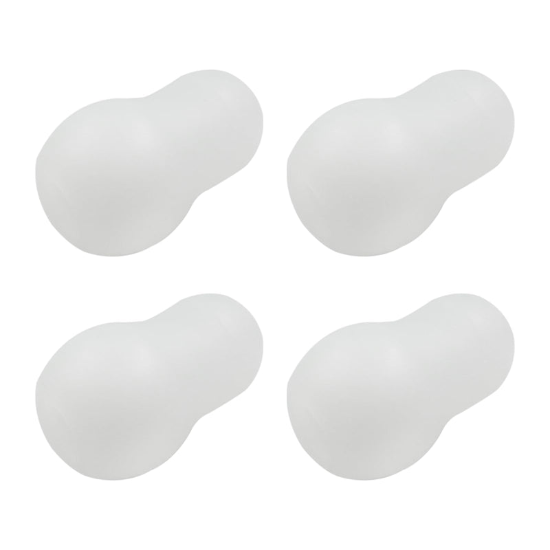 Hitefu 4PCS Stethoscope Ear Tips Replacement Silicone Earbuds, Universal Silicone Earplugs for Stethoscope, Stethoscope Spare Parts, Transparent White