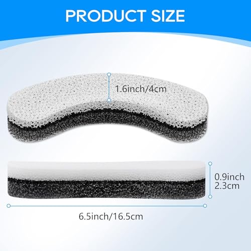 Dog Water Filter Replacement for DF10 DF30 Pet Fountain - 4 Pack White 4PACK