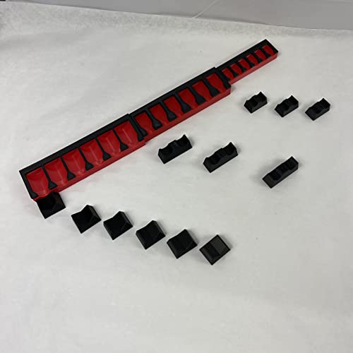 MagAttach Socket Extension Organizers (3 Piece Set, Red/Black) 3 Piece Set