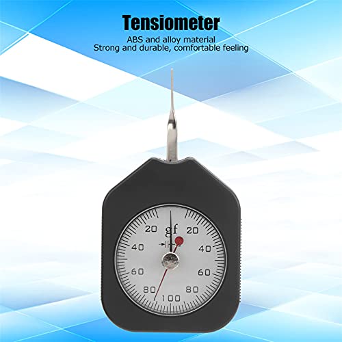  [AUSTRALIA] - Kadimendium SEG‑100‑2 Dial Tension Meter Tester Pocket Gram Force Meter Double Pointer 100g Tension Meter for Dial Measuring Instrument