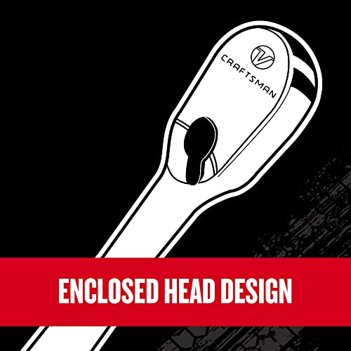 CRAFTSMAN V-SERIES Ratchet, 1/4 Inch Drive, 80-Tooth, Flexible Head (CMMT86302V)