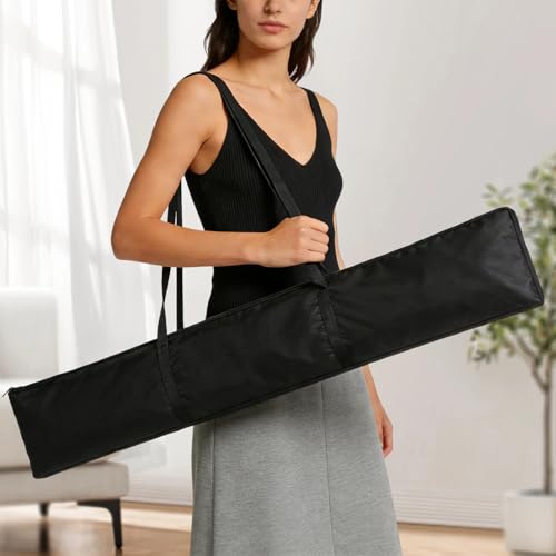 60 Inch Guide Rail Bag Compatible with Makita, Festool, DeWalt Track Saw Rails - 1.5m Protective Carrying Case with Thickened Shock-Absorb Foam - 600D Heavy Oxford Cloth Tote for Plunge Saw Tracks