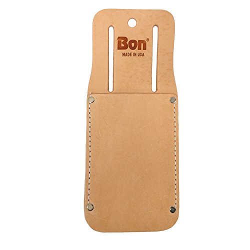 Bon Leather Trowel Holster – Top Grain Leather Tool Holder for Margin & Caulking Trowels – Fits Up to 3.5” Trowels