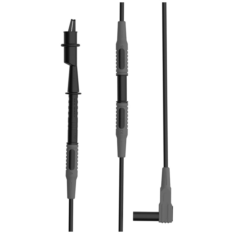 Klein Tools 69483 Meter Test Leads Accessory Kit with (2) Right-Angle, (2) Extenders, (2) Lead Heads, (2) Alligator Clips, and Case Meter Accessory Kit
