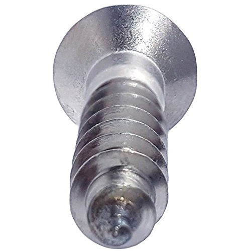 #10 x 1-1/2" Flat Head Wood Screws, Phillips Drive, Type 316 Marine Grade Stainless Steel, Partial Thread, Bright Finish, Quantity 50 By Fastenere #10 x 1-1/2" (50 Pack)