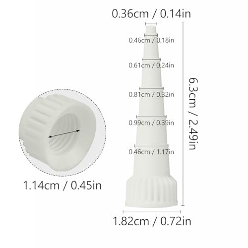 Glue Applicator Tip Cap Snip Replacement 30 Pieces