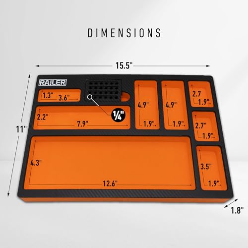 EVA Foam Tool Tray Drawer Storage Organizer Set Socket Bit Holder Case Large Orange
