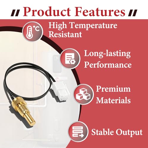 3 Pcs AP19299 Thermistor Chamber Sensor Compatible with Rheem Ultra Low NOx 3