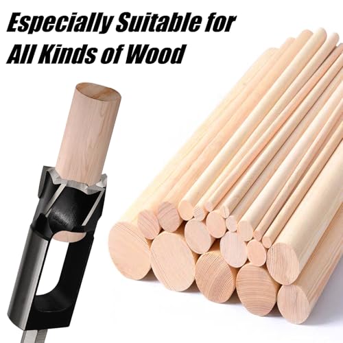 3PCS Wood Plug Cutter Set, Inner Dia 3/8'' 1/2'' 5/8'' 3/8'', 1/2'', 5/8''