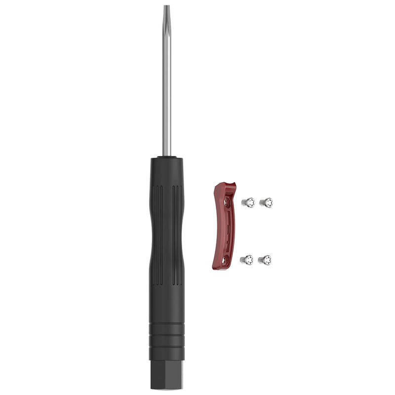 Anti-Collision Strip Compatible with Garmin Fenix 8, Tactix 8, Quatix 8, Fenix 8 Pro 47mm & 51mm Smartwatch Replacement Bezel Frame Protector, with Screwdriver & Screws (Wine Red, 47mm) Wine Red