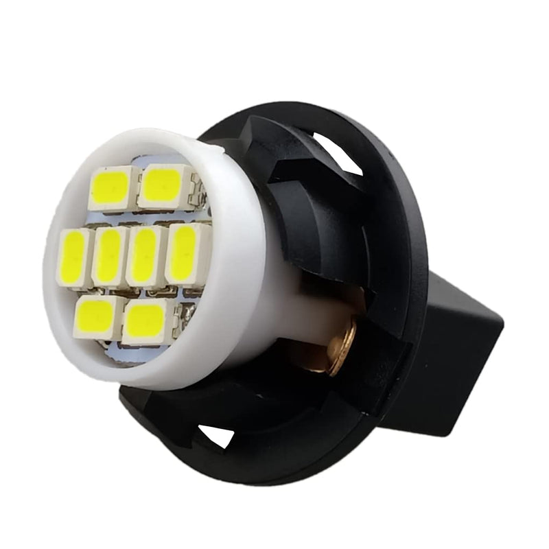 T10 194 168 Dash Instrument White LED Light Bulbs Bright Panel Gauge Cluster Dashboard LED Light Bulbs 10Pcs/Set (White)