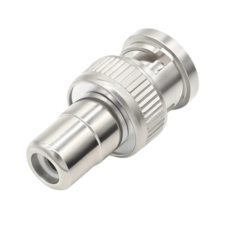 BNC to RCA Adapter 10-Pack RCA Female Plug to BNC Male Coaxial Connector | for CCTV Survelliance Camera system