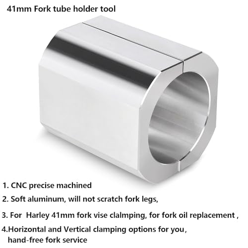 41mm Fork Tube Holder Tool Fork Tube Vise Clamp compatible with Harley Davidson 41mm Fork Tube 41mm fork tube holder