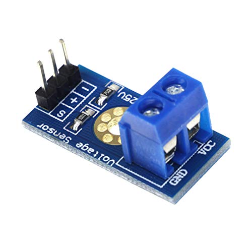 HiLetgo 5pcs Voltage Detection Module DC 0~25V Voltage Sensor for Arduino