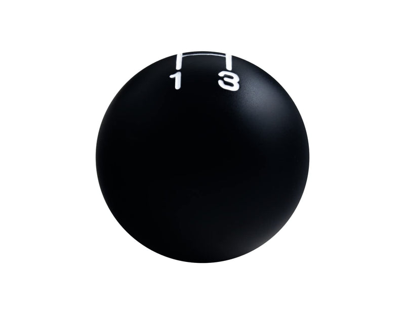 DEWHEL Aluminum 3 Speed Shifter Shift knob Black 5/16"-24 Compatible with 1941-1978 Jeep CJ T90 T14 T15 T150 White
