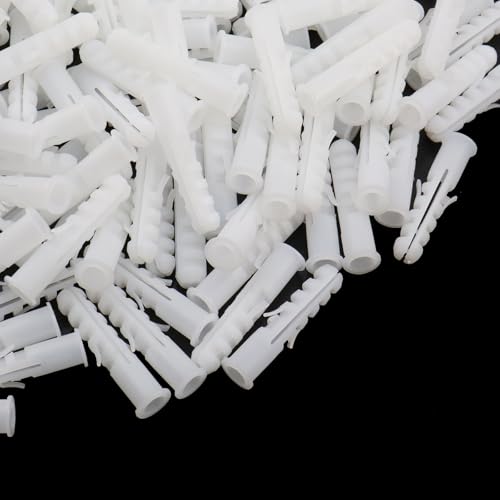 Xiaoyztan 250Pcs M10x50mm Plastic Drywall Anchors for Screws M10-50